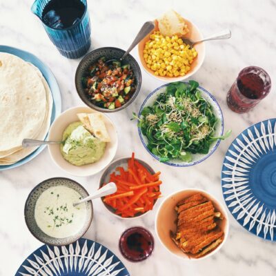 eat tortillas together